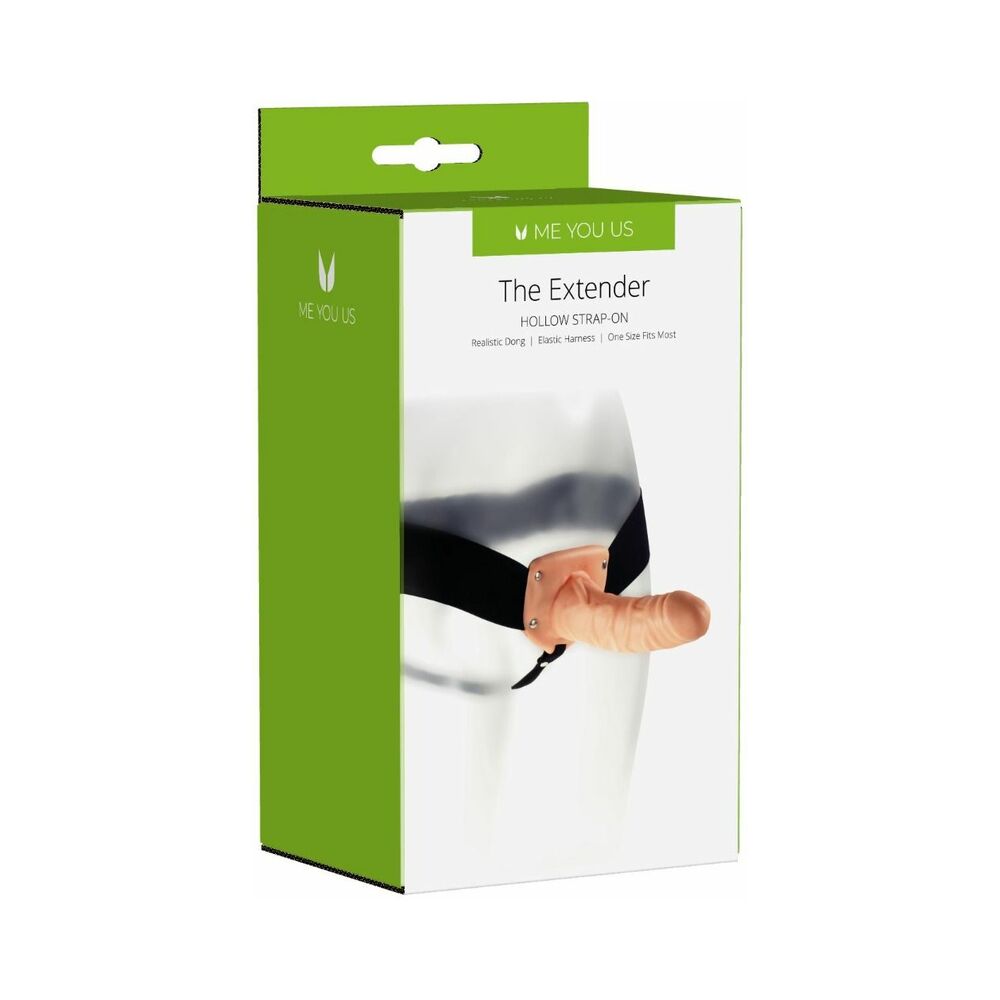 ME YOU US THE EXTENDER HOLLOW STRAP-ON VANILLA
