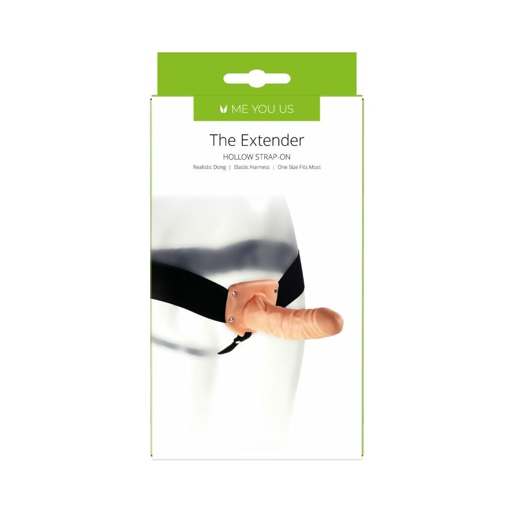 ME YOU US THE EXTENDER HOLLOW STRAP-ON VANILLA