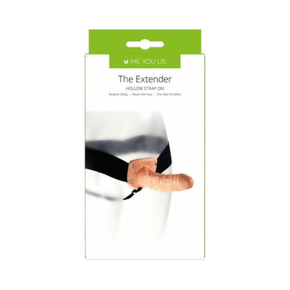 ME YOU US THE EXTENDER HOLLOW STRAP-ON VANILLA