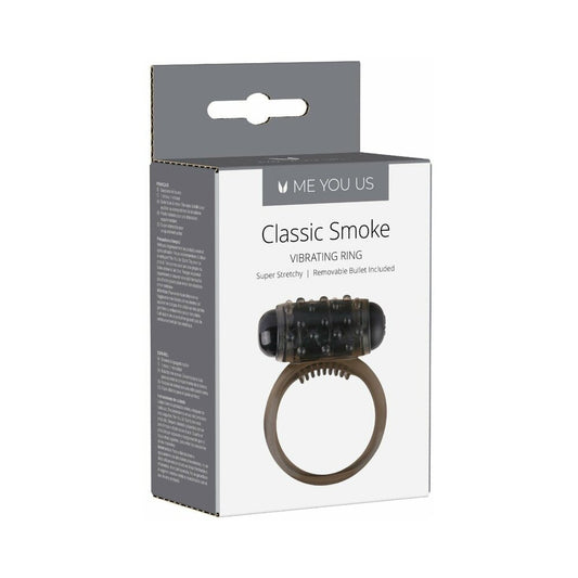 ME YOU US - ANILLO VIBRADOR CLÁSICO SMOKE