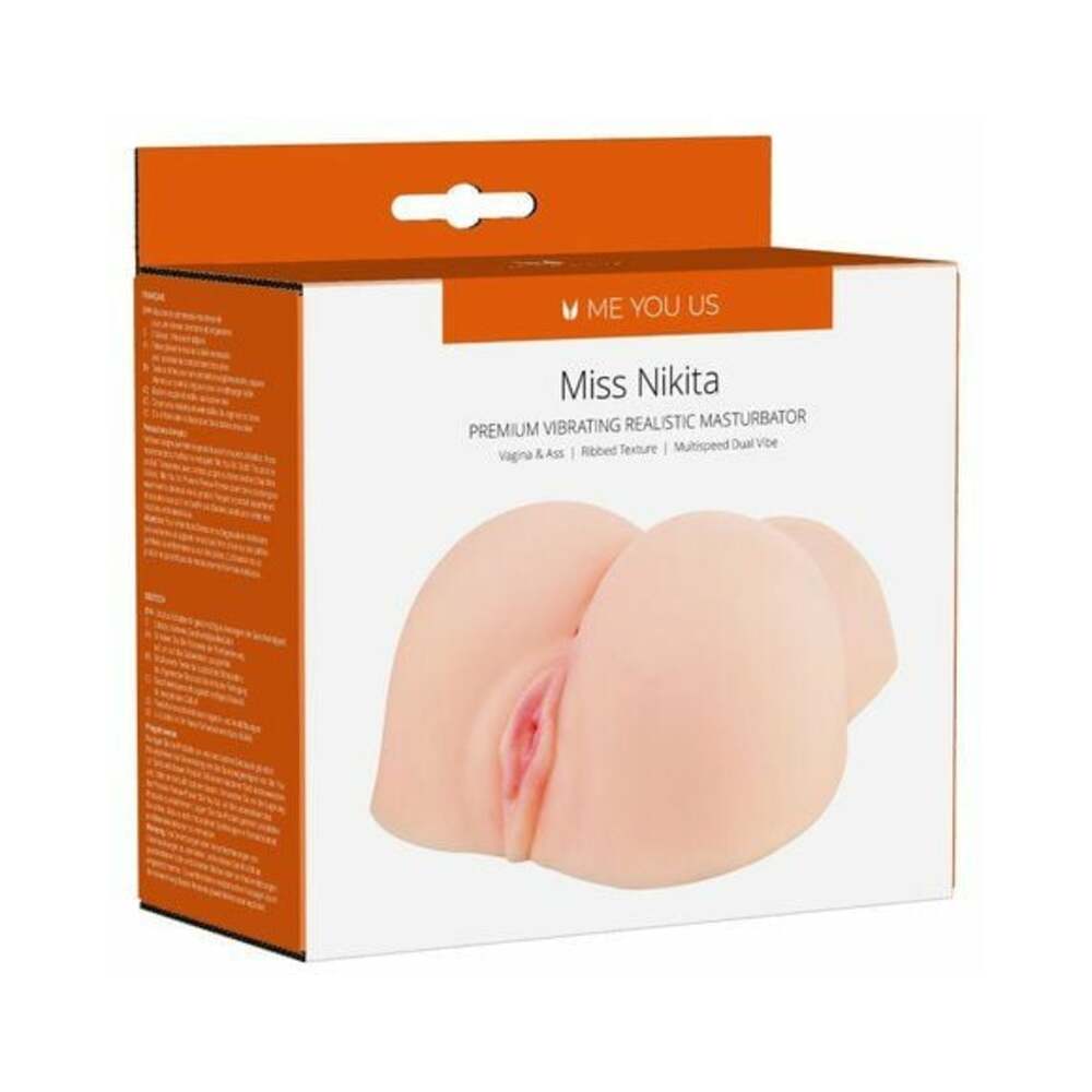 ME YOU US MISS NIKITA PREMIUM VIBRATING REALISTIC MASTURBATOR VANILLA