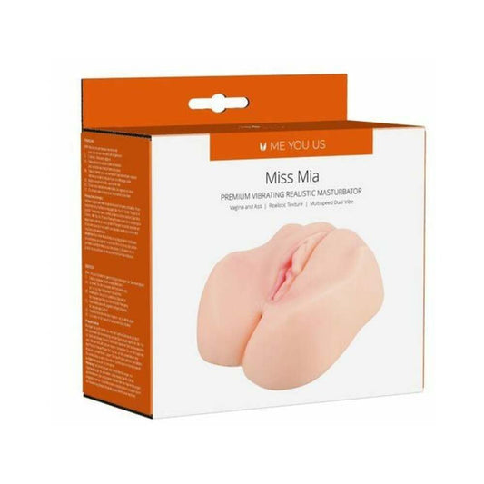 ME YOU US - MISS MIA PREMIUM VIBRATING REALISTIC MASTURBATOR VANILLA