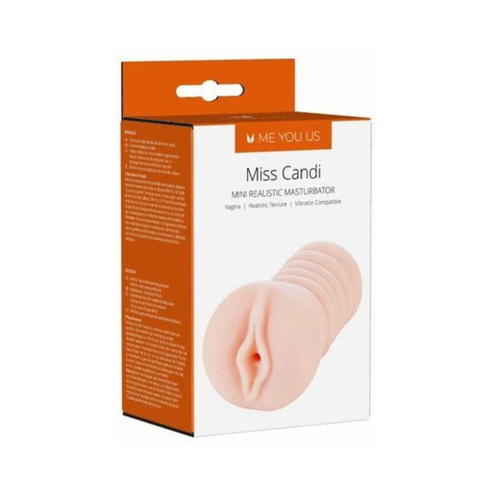 ME YOU US - MISS CANDI MINI REALISTIC MASTURBATOR VANILLA