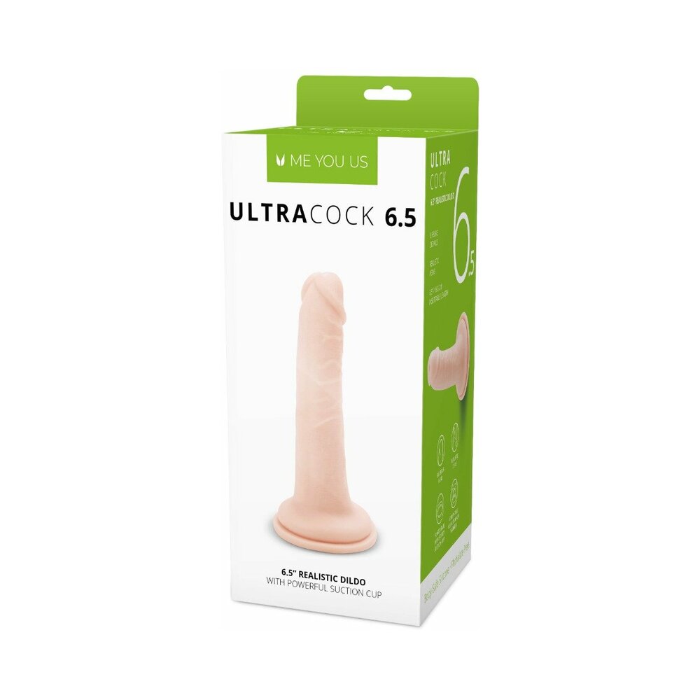 ME YOU US - ULTRA COCK 6.5 IN. REALISTIC DILDO VANILLA
