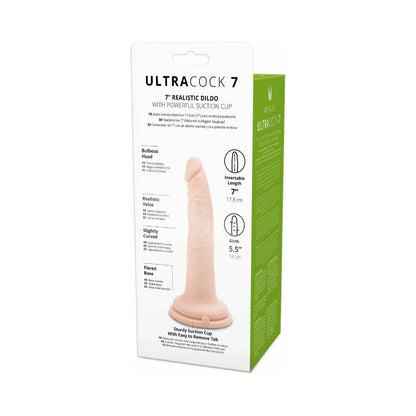 ME YOU US ULTRA COCK 7 IN. REALISTIC DILDO VANILLA