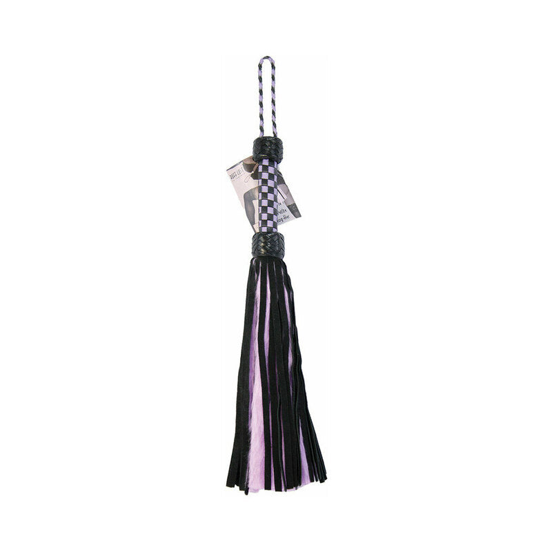 SUEDE & FLUFF MINI FLOGGER PURPLE