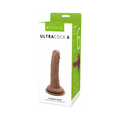 ME YOU US ULTRA COCK 6 IN. REALISTIC DILDO CARAMEL