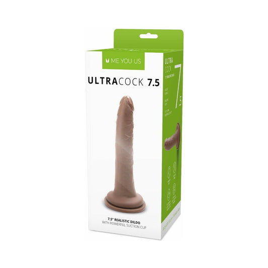 ME YOU US - ULTRA COCK 7.5 IN. REALISTIC DILDO CARAMEL