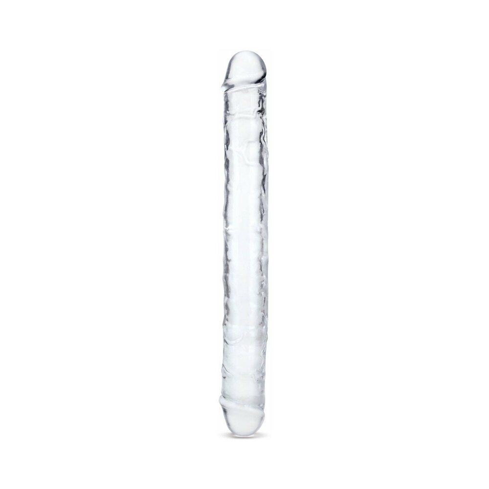 ME YOU US ULTRA COCK 15 IN. JELLY DOUBLE ENDED DILDO CLEAR