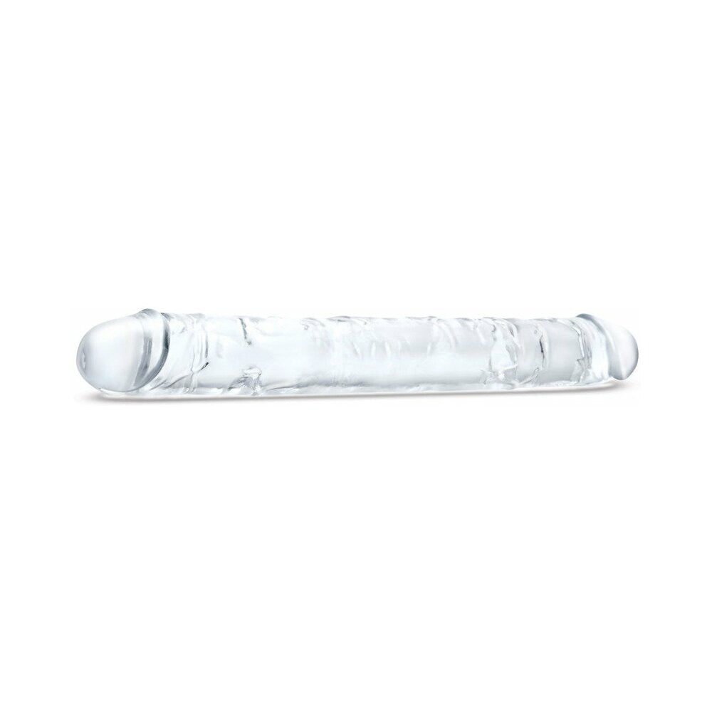 ME YOU US ULTRA COCK 15 IN. JELLY DOUBLE ENDED DILDO CLEAR