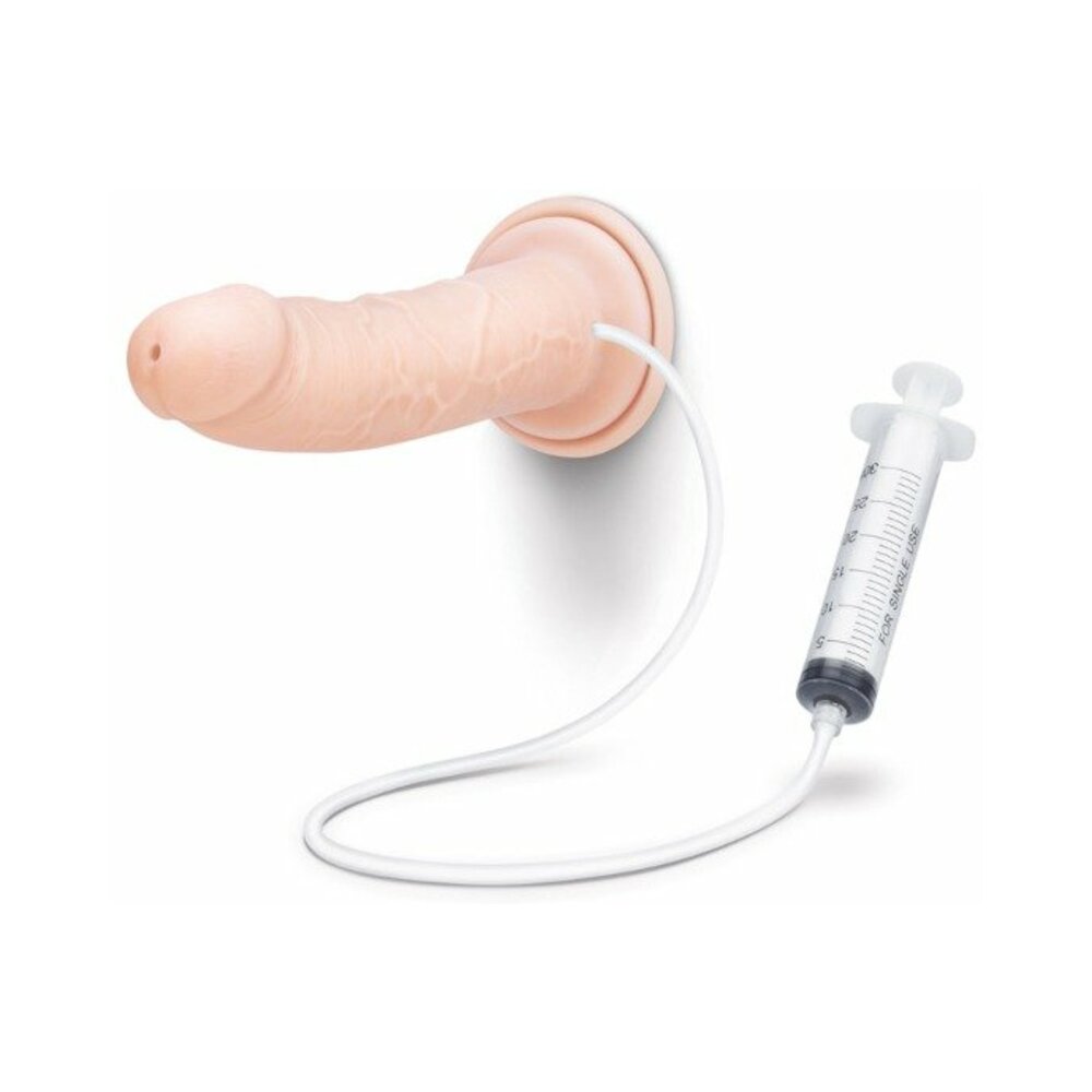 ME YOU US ULTRA COCK 8 IN. REALISTIC SQUIRTING DILDO VANILLA