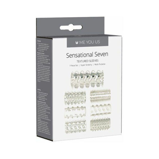 ME YOU US SENSATIONAL SEVEN TEXTURED SLEEVES 7-PIECE SET