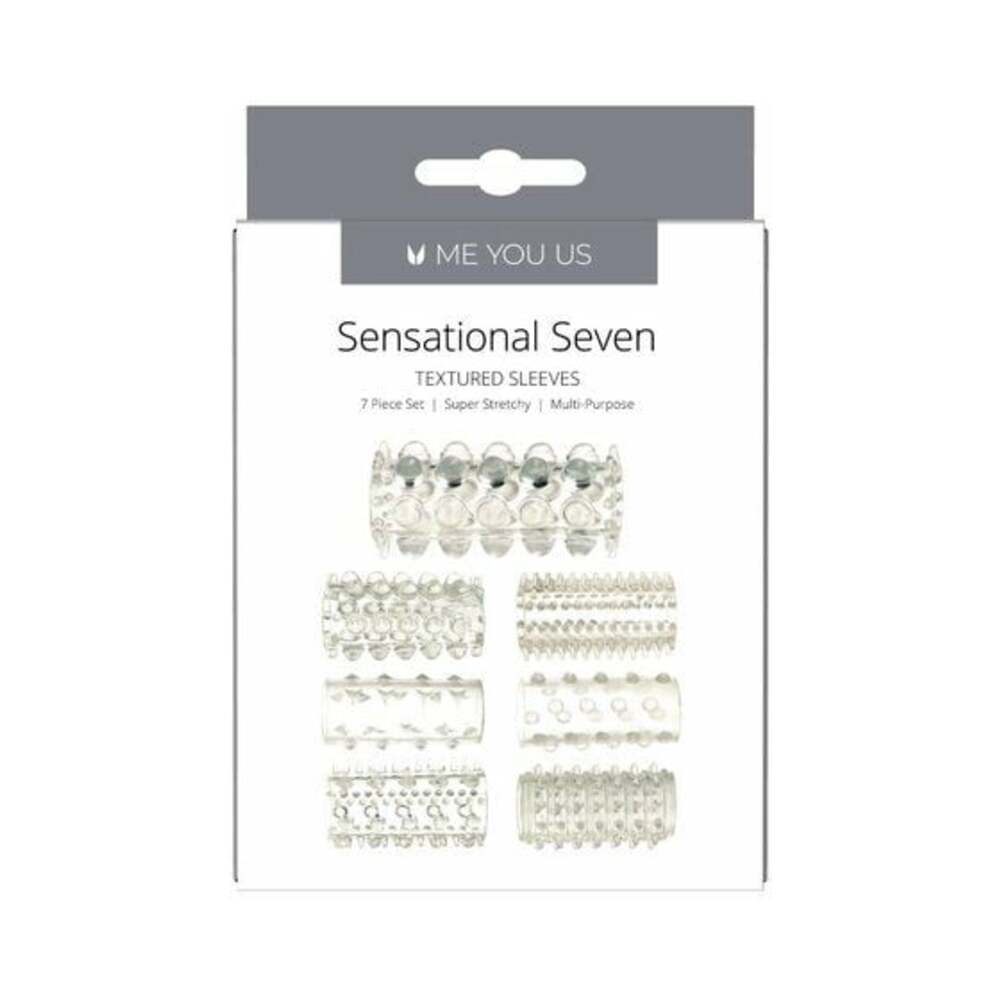 ME YOU US SENSATIONAL SEVEN TEXTURED SLEEVES 7-PIECE SET