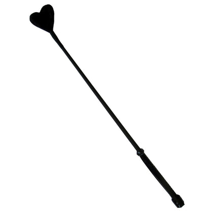 HEART FLUFF TIP CROP BLACK