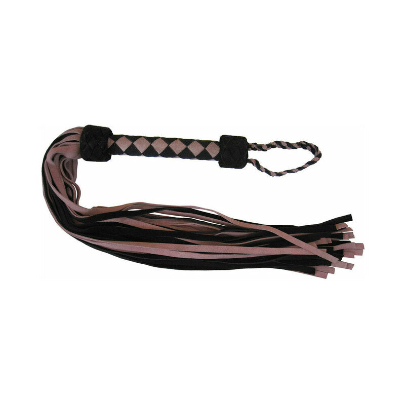 RUFF DOGGIE STYLES - FLOG HER SUEDE FLOGGER PINK/BLACK