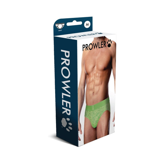 PROWLER LACE BRIEF NEON GREEN M