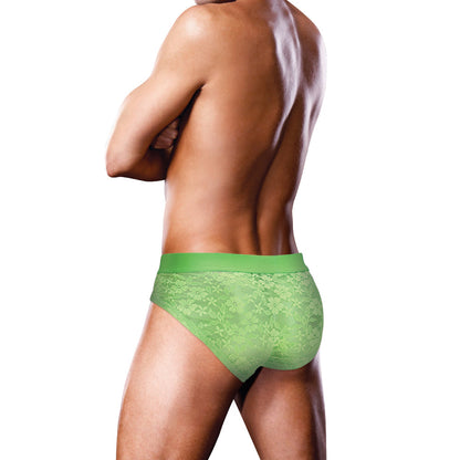PROWLER LACE BRIEF NEON GREEN M
