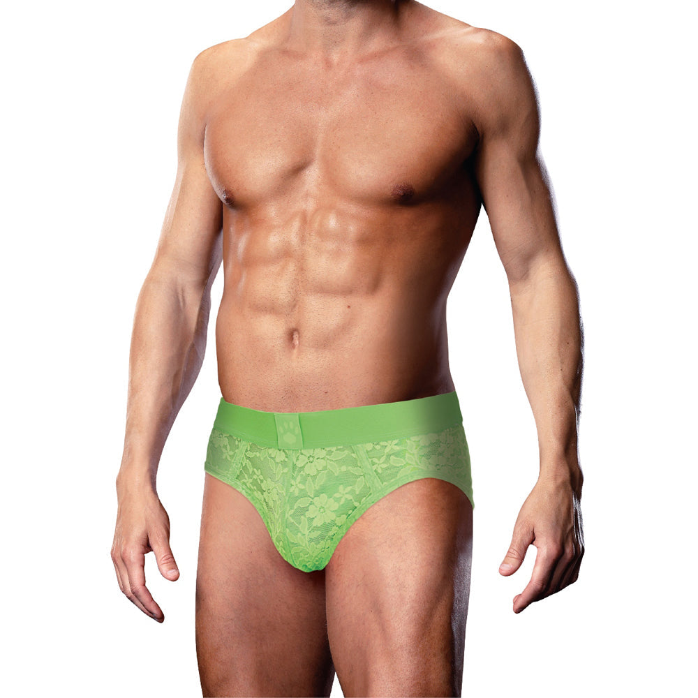 PROWLER - LACE BRIEF NEON