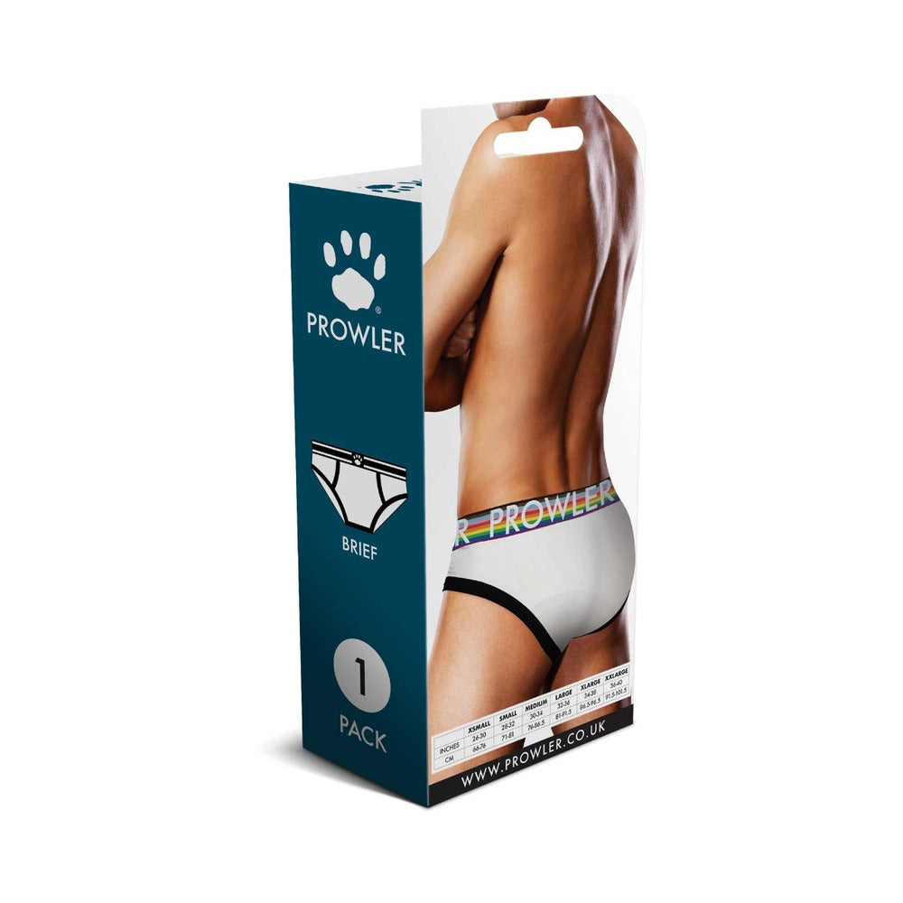 PROWLER OVERSIZED PAW BRIEF WHITE L
