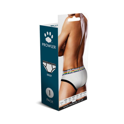 PROWLER OVERSIZED PAW BRIEF WHITE M