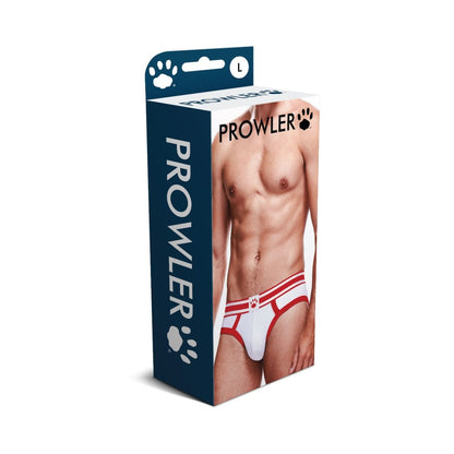 PROWLER BRIEF WHITE/RED L