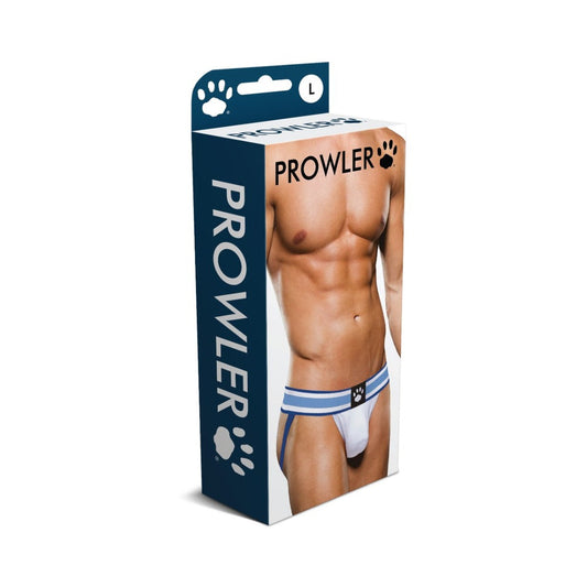 PROWLER JOCK STRAP WHITE/BLUE L