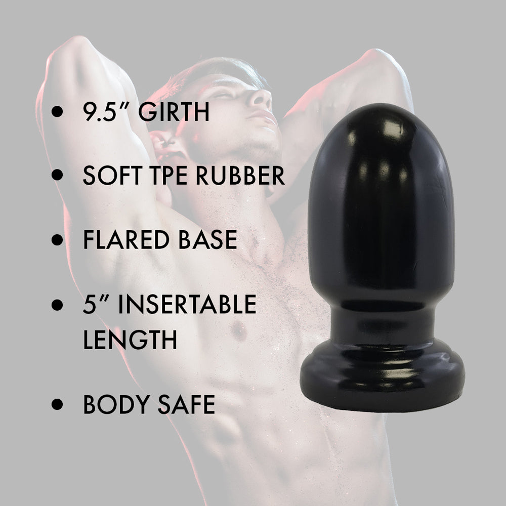PROWLER RED - THUD 5 IN. ANAL PLUG BLACK