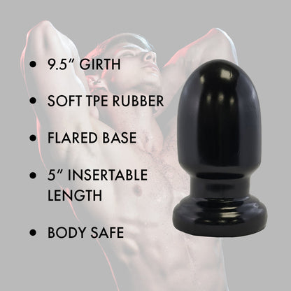 PROWLER RED - THUD 5 IN. ANAL PLUG BLACK