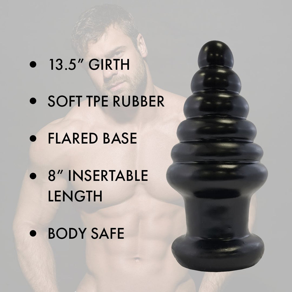 PROWLER RED - TWISTED TEASE ANAL PLUG BLACK