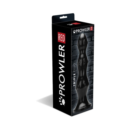 PROWLER RED - BEADED TEXTURED TRIPLE PLUG BLACK