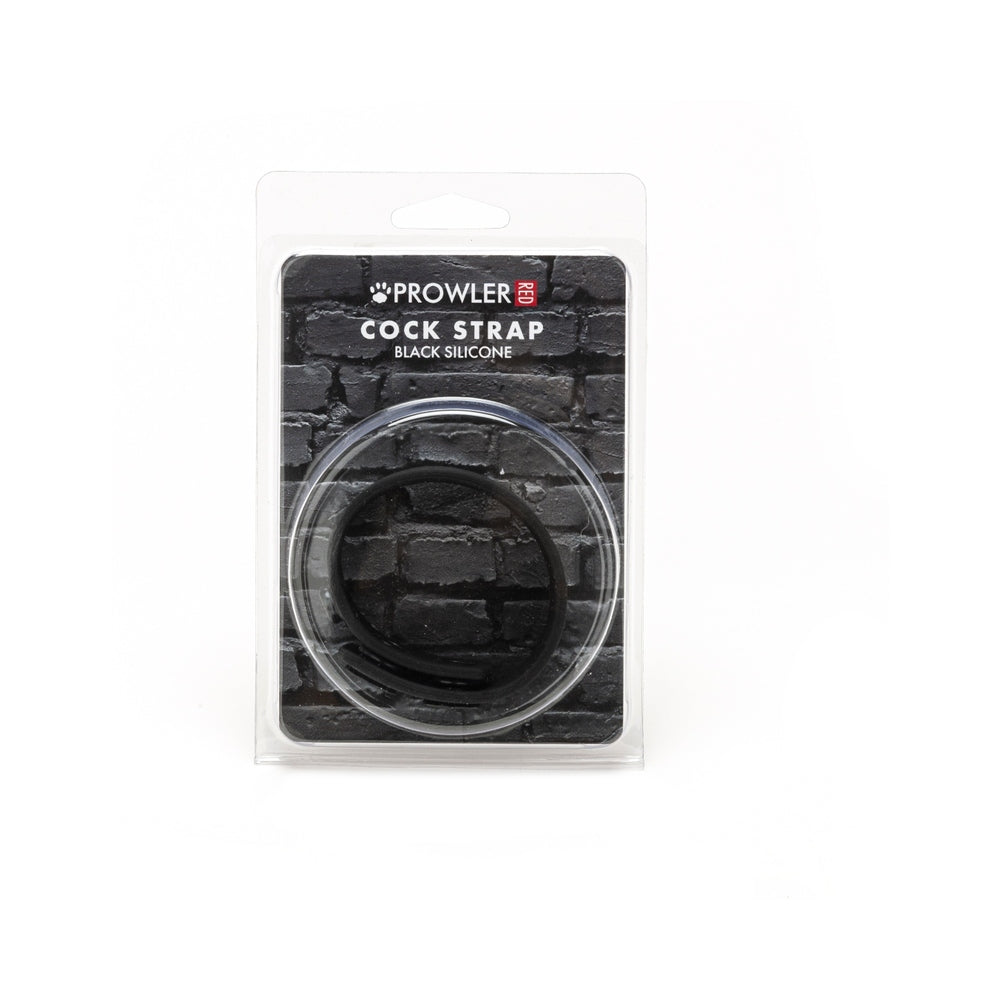 PROWLER RED SILICONE COCK STRAP BLACK
