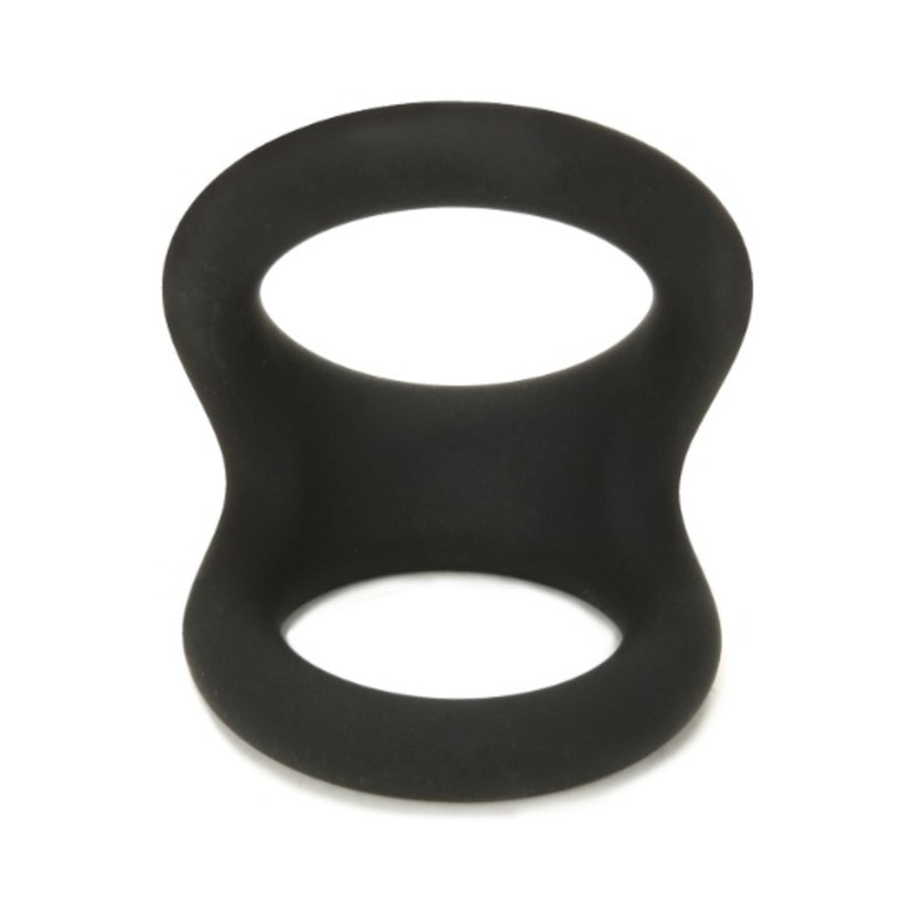 ROJO MERODEADOR - ANILLO DE SILICONA TRIPLE NEGRO