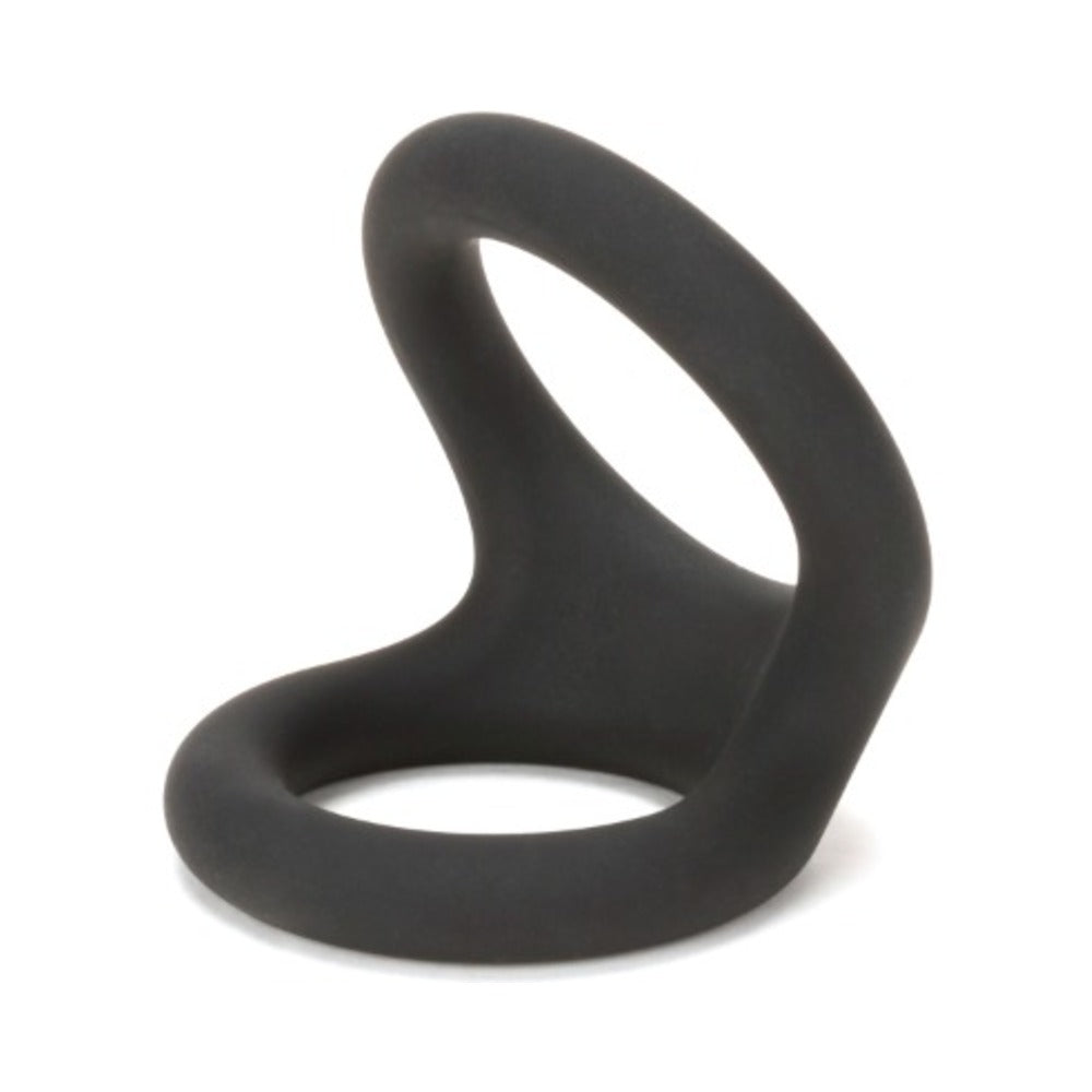 ROJO MERODEADOR - ANILLO DE SILICONA TRIPLE NEGRO