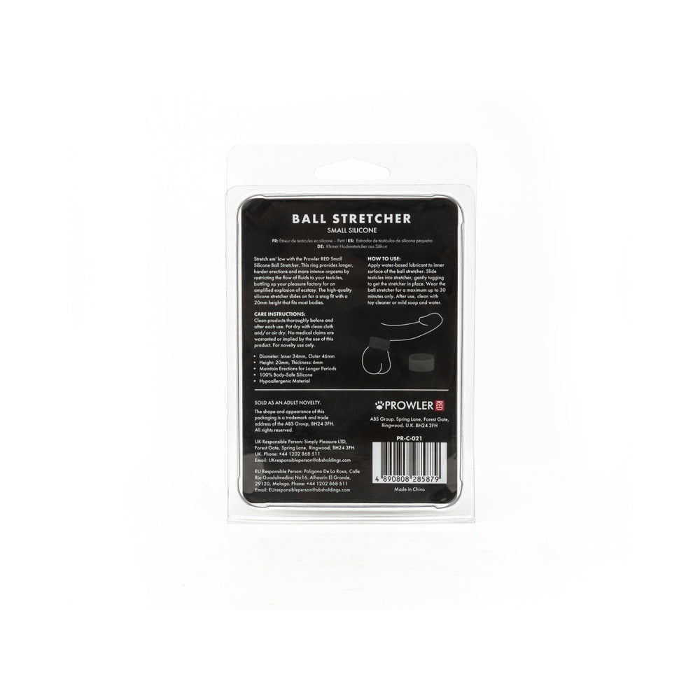 PROWLER ROJO - ESTIRADOR DE BOLAS DE SILICONA NEGRO S