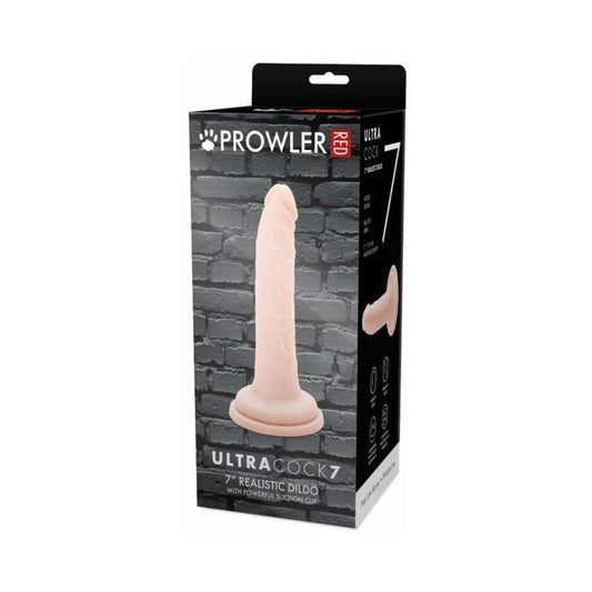 PROWLER RED - ULTRA COCK 7 IN. REALISTIC DILDO VANILLA