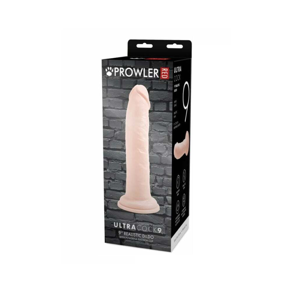 PROWLER RED - ULTRA COCK 9 IN. REALISTIC DILDO VANILLA