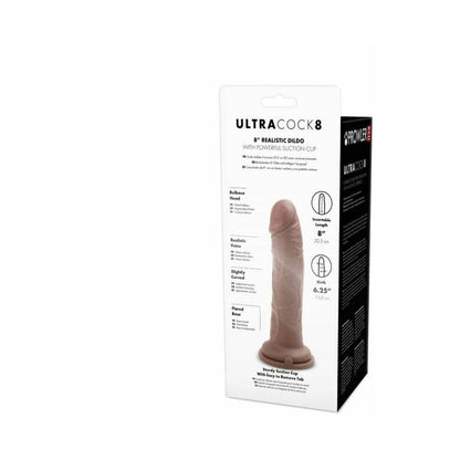 PROWLER RED - ULTRA COCK 8 IN. REALISTIC DILDO CARAMEL