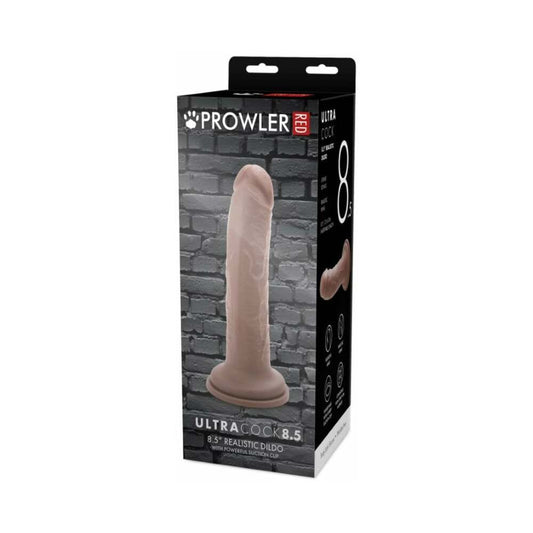 PROWLER RED - ULTRA COCK 8.5 IN. REALISTIC DILDO CARAMEL