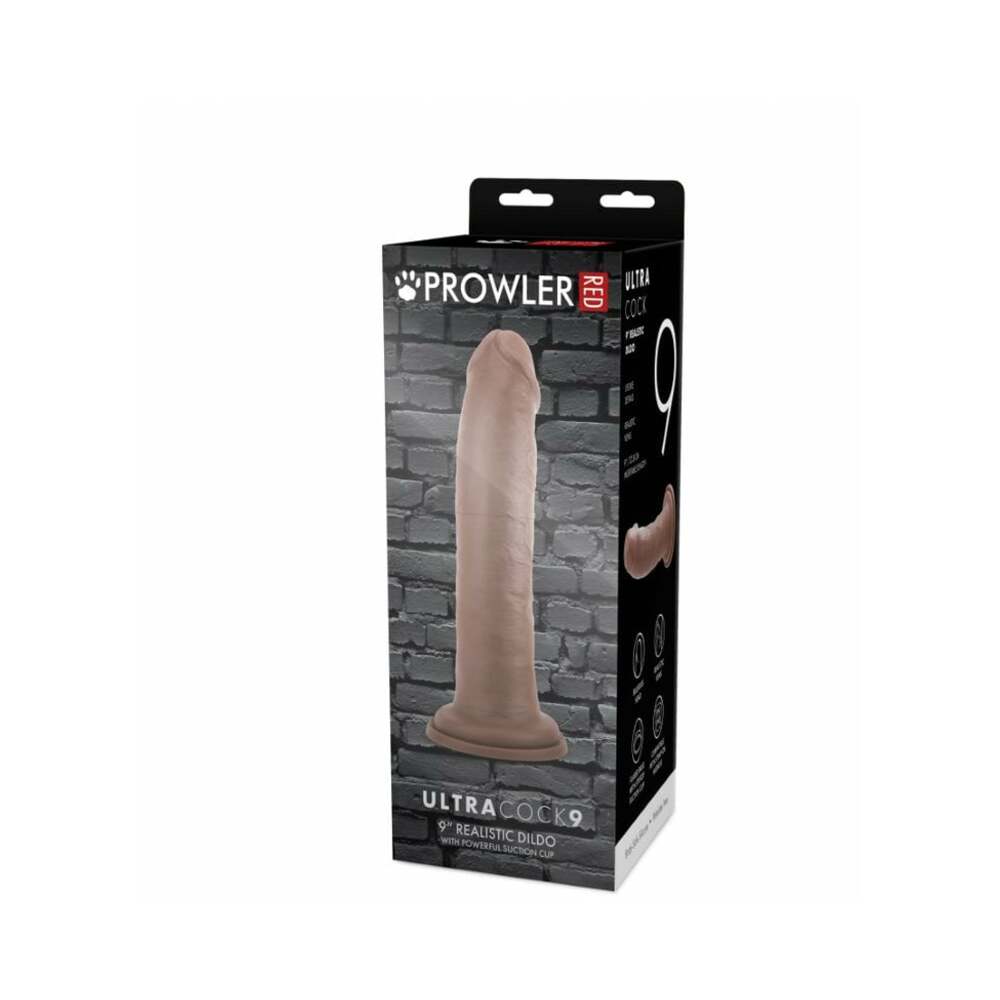 PROWLER RED - ULTRA COCK 9 IN. REALISTIC DILDO CARAMEL