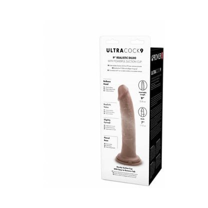 PROWLER RED - ULTRA COCK 9 IN. REALISTIC DILDO CARAMEL