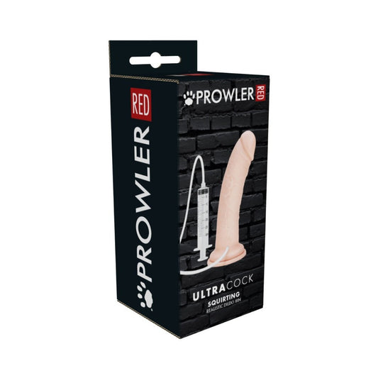 PROWLER RED - ULTRA COCK 8 IN. REALISTIC SQUIRTING DILDO