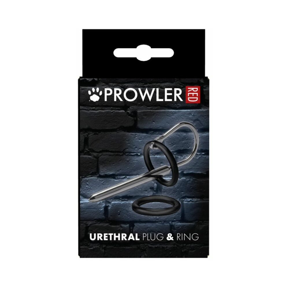 PROWLER RED URETHRAL PLUG & RING STAINLESS STEEL