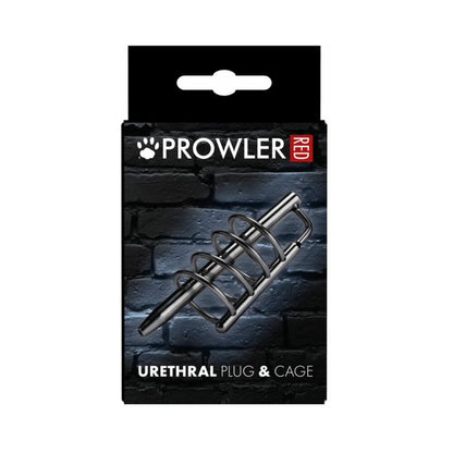 PROWLER RED URETHRAL PLUG & CAGE STAINLESS STEEL