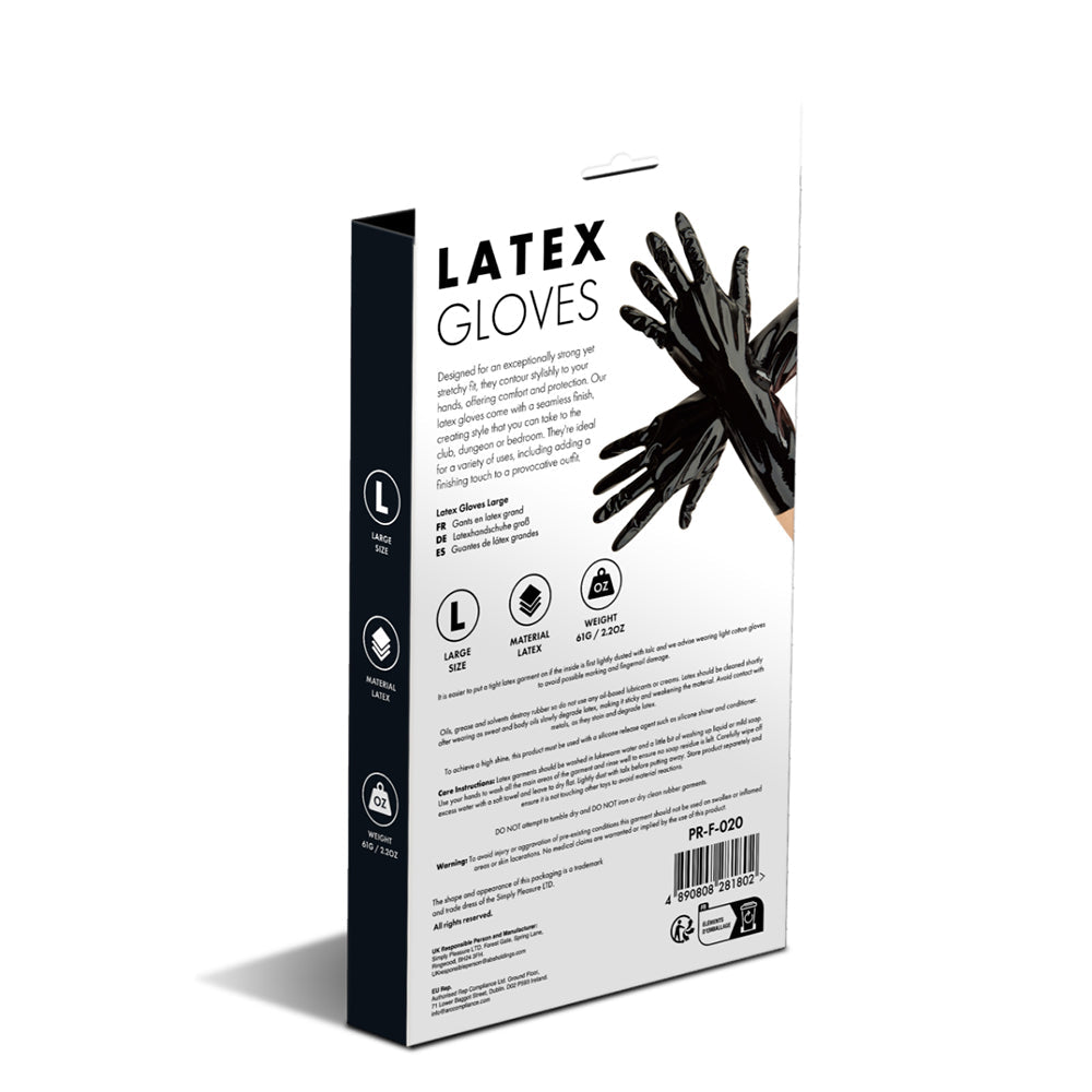 PROWLER RED - LATEX GLOVES BLACK L