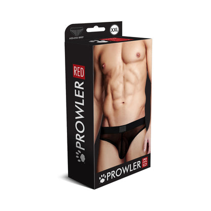 PROWLER RED FISHNET ASSLESS BRIEF BLACK 2XL
