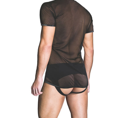 PROWLER RED MESH T-SHIRT BLACK 2XL