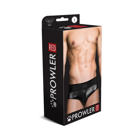 PROWLER RED WETLOOK BRIEF BLACK L