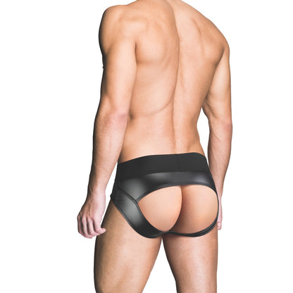 PROWLER RED WETLOOK ASSLESS BRIEF BLACK L