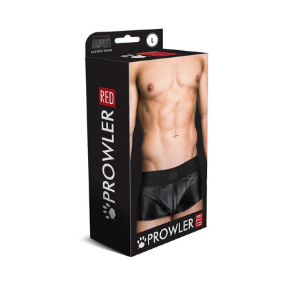 PROWLER RED WETLOOK ASSLESS TRUNK BLACK L