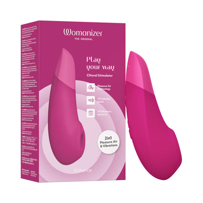 WOMANIZER - ENHANCE CLITORIAL STIMULATOR VIBRANT PINK